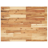 Vidaxl tafelblad rechthoekig 80x60x2 cm massief acaciahout
