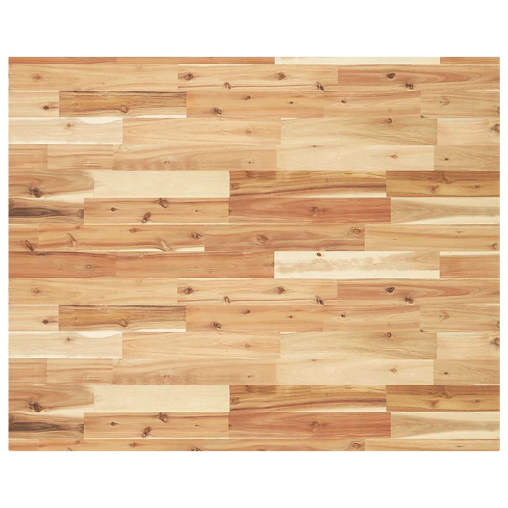 Vidaxl tafelblad rechthoekig 100x80x4 cm massief acaciahout