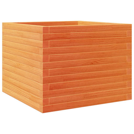 Donica Vidaxx 60x60x46 cm z litego drewna sosnowego, kolor brązowy