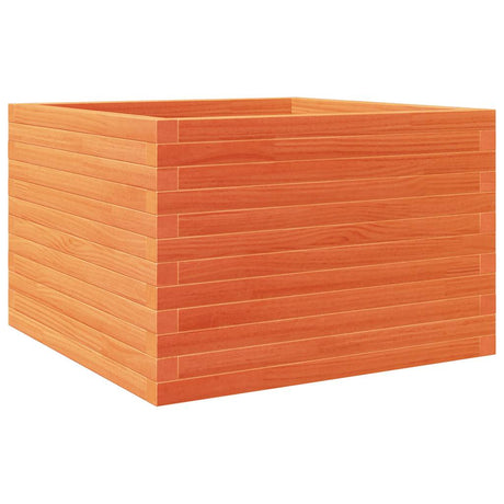 Donica Vidaxx 70x70x46 cm z litego drewna sosnowego, kolor brązowy