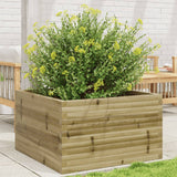 VidaXL Donica 80x80x46 cm, impregnowane drewno sosnowe
