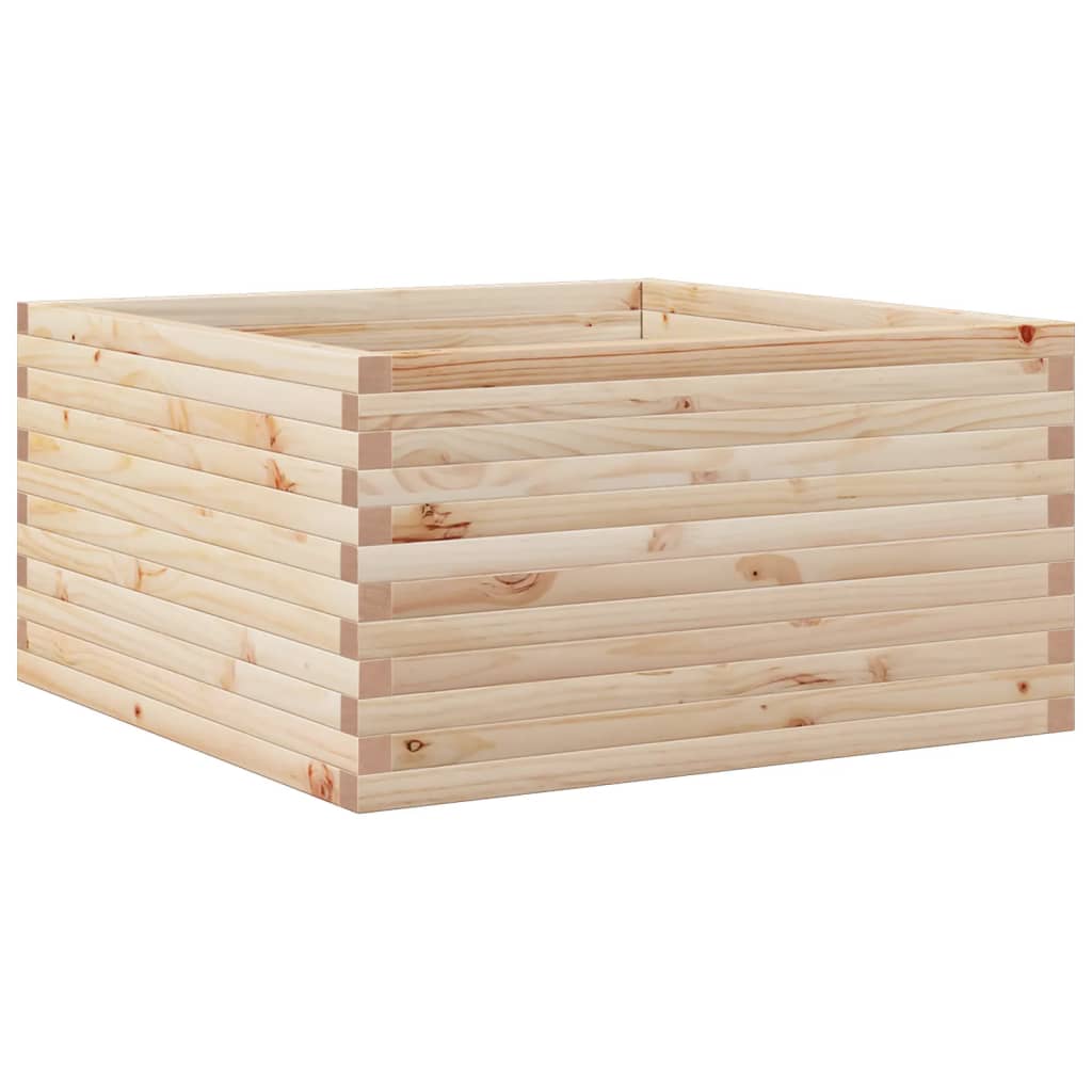 VidaXL Donica 90x90x46 cm z litego drewna sosnowego
