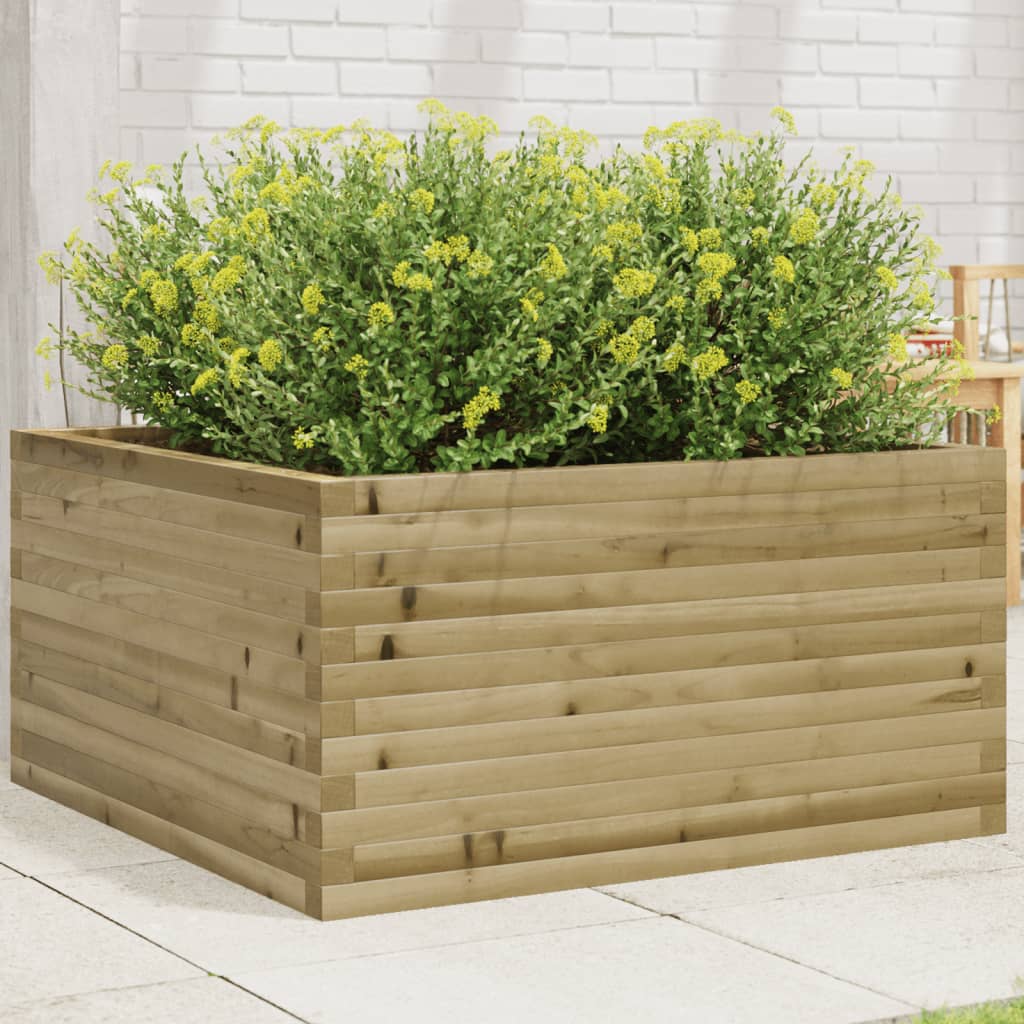 VidaXL Donica 90x90x46 cm, impregnowane drewno sosnowe