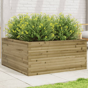 VidaXL Donica 100x100x46 cm, impregnowane drewno sosnowe