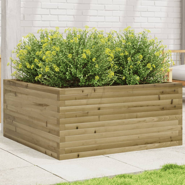 VidaXL Donica 100x100x46 cm, impregnowane drewno sosnowe