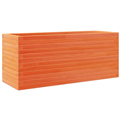 Donica Vidaxx 110x40x46 cm z litego drewna sosnowego, kolor brązowy