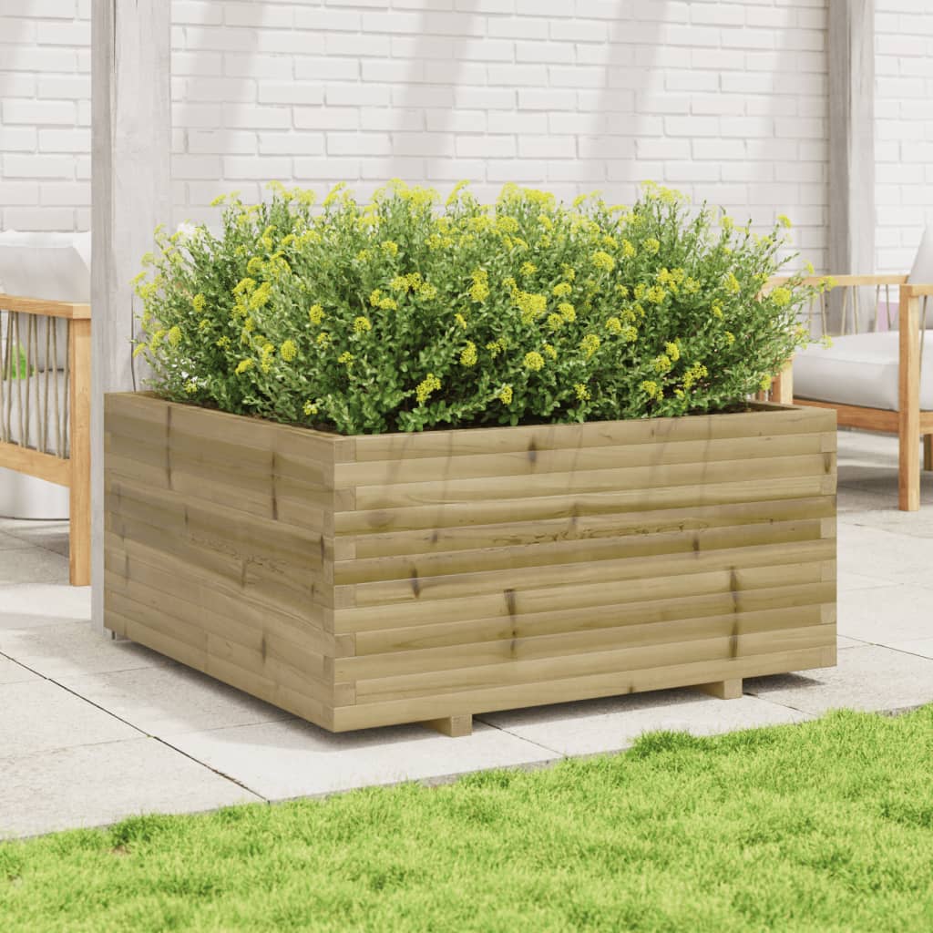 VidaXL Donica 100x100x49,5 cm, impregnowane drewno sosnowe