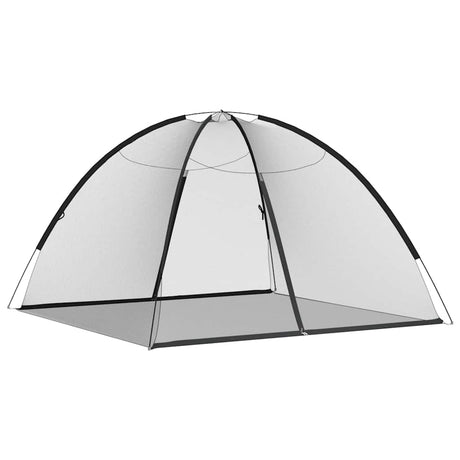 Moskitiera Vidaxx z drzwiami mongolia 220 mesh 200x200x135 cm czarna
