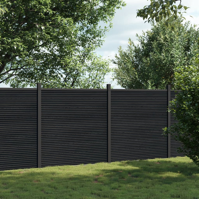 VidaXL Panel ogrodzeniowy 353x186 cm HKC szary