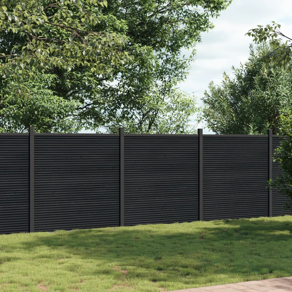 VidaXL Panel ogrodzeniowy 526x186 cm HKC szary