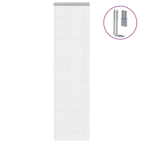 Łańcuchy do zasłon muchowych Vidaxx 56x186 cm aluminium
