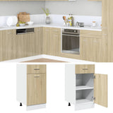 Vidaxl onderkast met lade lyon 40x46x81,5 cm sonoma eikenkleurig