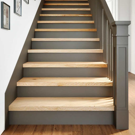 Stopnie schodowe Vidaxx 4 szt. 90x25x2 cm z litego dębu, nieobrobionego