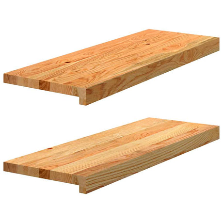 Stopnie schodowe Vidaxx 2 szt. 70x25x2 cm lity dąb jasnobrązowy