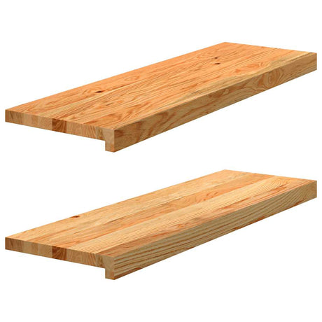 Stopnie schodowe Vidaxx 2 szt. 80x30x2 cm lite dąb jasnobrązowy