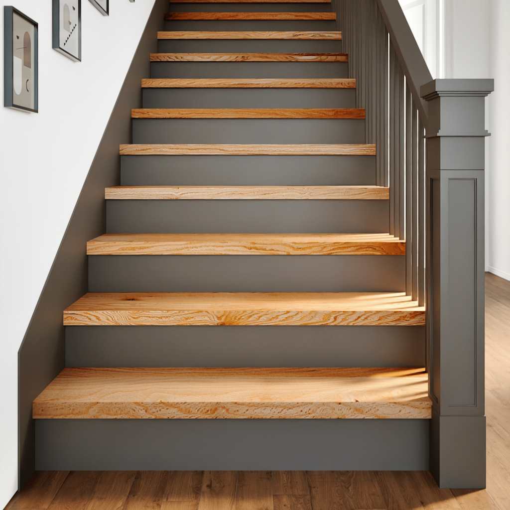 Stopnie schodowe Vidaxx 2 szt. 100x30x2 cm lity dąb jasnobrązowy
