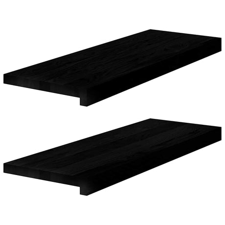 Stopnie schodowe Vidaxx 2 szt. 70x25x2 cm lity dąb ciemnobrązowy