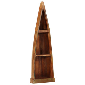 Vidaxl kast bootvorm 39x27x127 cm gerecycled hout