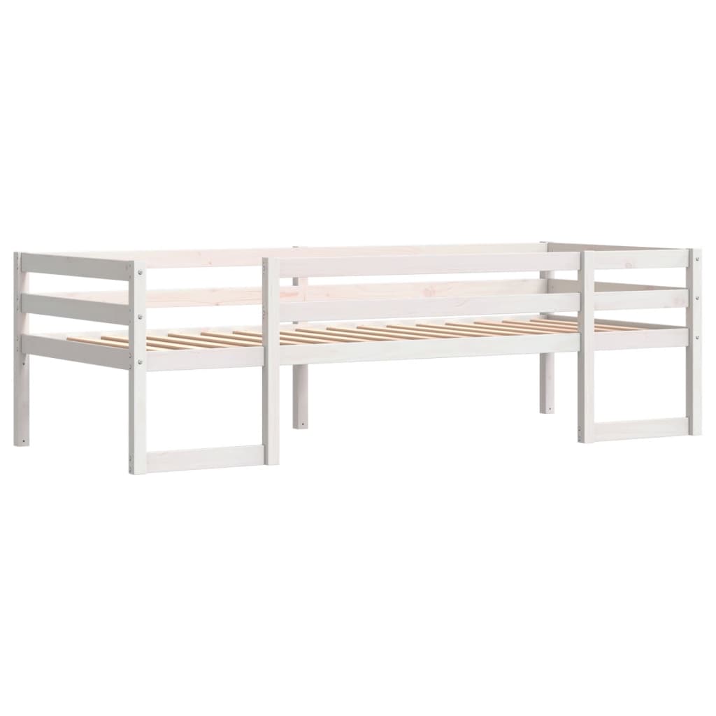Vidaxl kinderbedframe massief grenenhout wit 90x200 cm