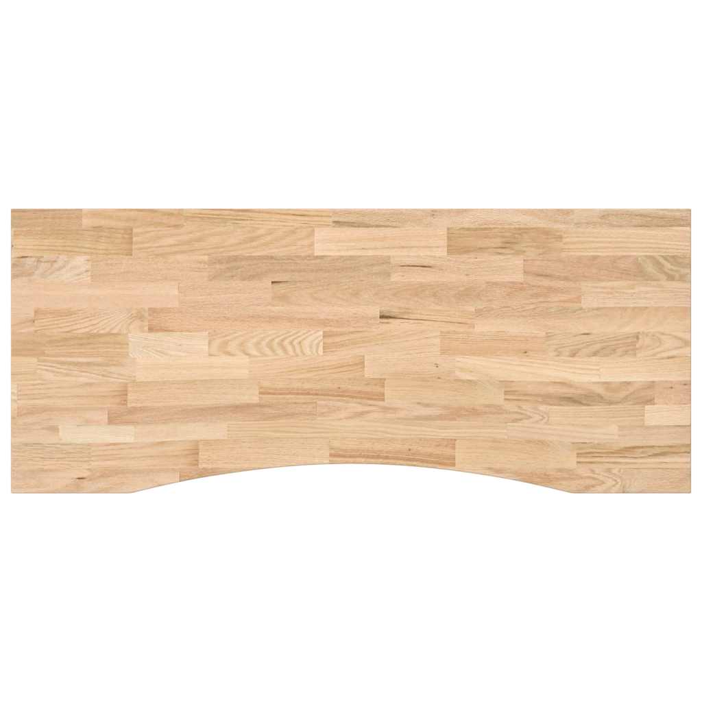 Vidaxl bureaublad rechthoekig 120x50x2,5 cm onbehandeld eikenhout