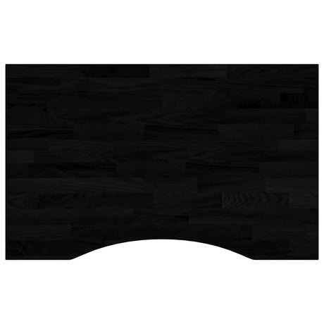 Vidaxl bureaublad rechthoekig 80x60x2,5 cm eikenhout donkerbruin