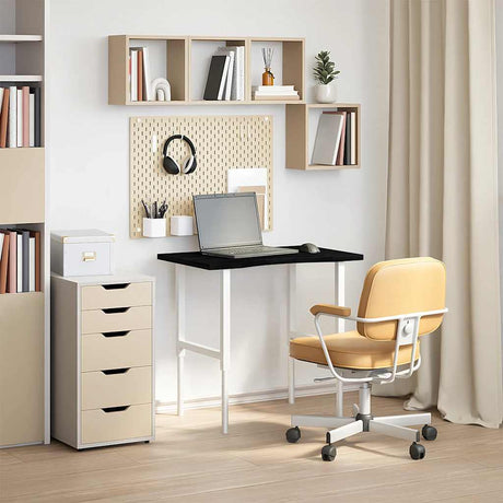 Vidaxl bureaublad rechthoekig 80x60x2,5 cm eikenhout donkerbruin