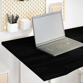 Vidaxl bureaublad rechthoekig 100x80x2,5 cm eikenhout donkerbruin