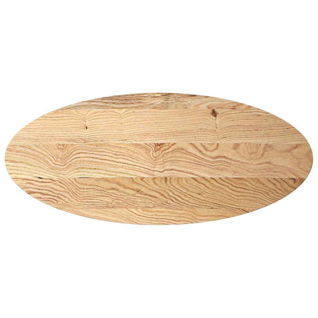 Vidaxl tafelblad 140x60x2 cm ovaal massief eikenhout