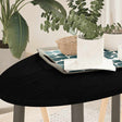 Vidaxl tafelblad 100x50x2 cm ovaal massief eikenhout donkerbruin