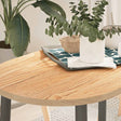 Vidaxl tafelblad 100x50x2 cm ovaal massief eikenhout