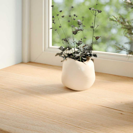 Parapety Vidaxx 2 szt. Nieobrobione, 120x20x2 cm z litego dębu