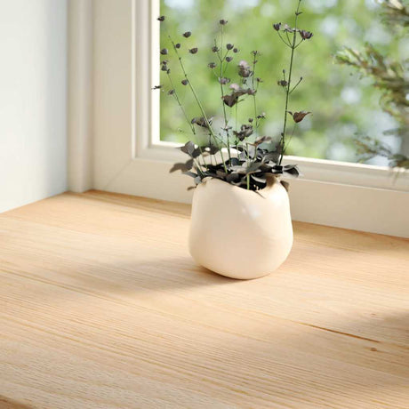 Parapety Vidaxx 2 szt. Nieobrobione, 80x25x2 cm z litego dębu