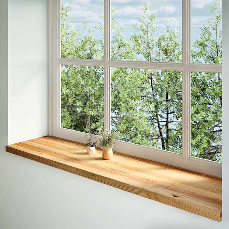Parapety Vidaxx 2 szt. 160x40x2 cm lity dąb jasnobrązowy