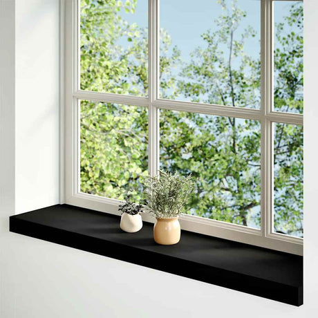 Parapety Vidaxx 2 szt. 70x20x2 cm lity dąb ciemny brąz