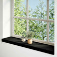 Parapety Vidaxx 2 szt. 90x20x2 cm lity dąb ciemny brąz