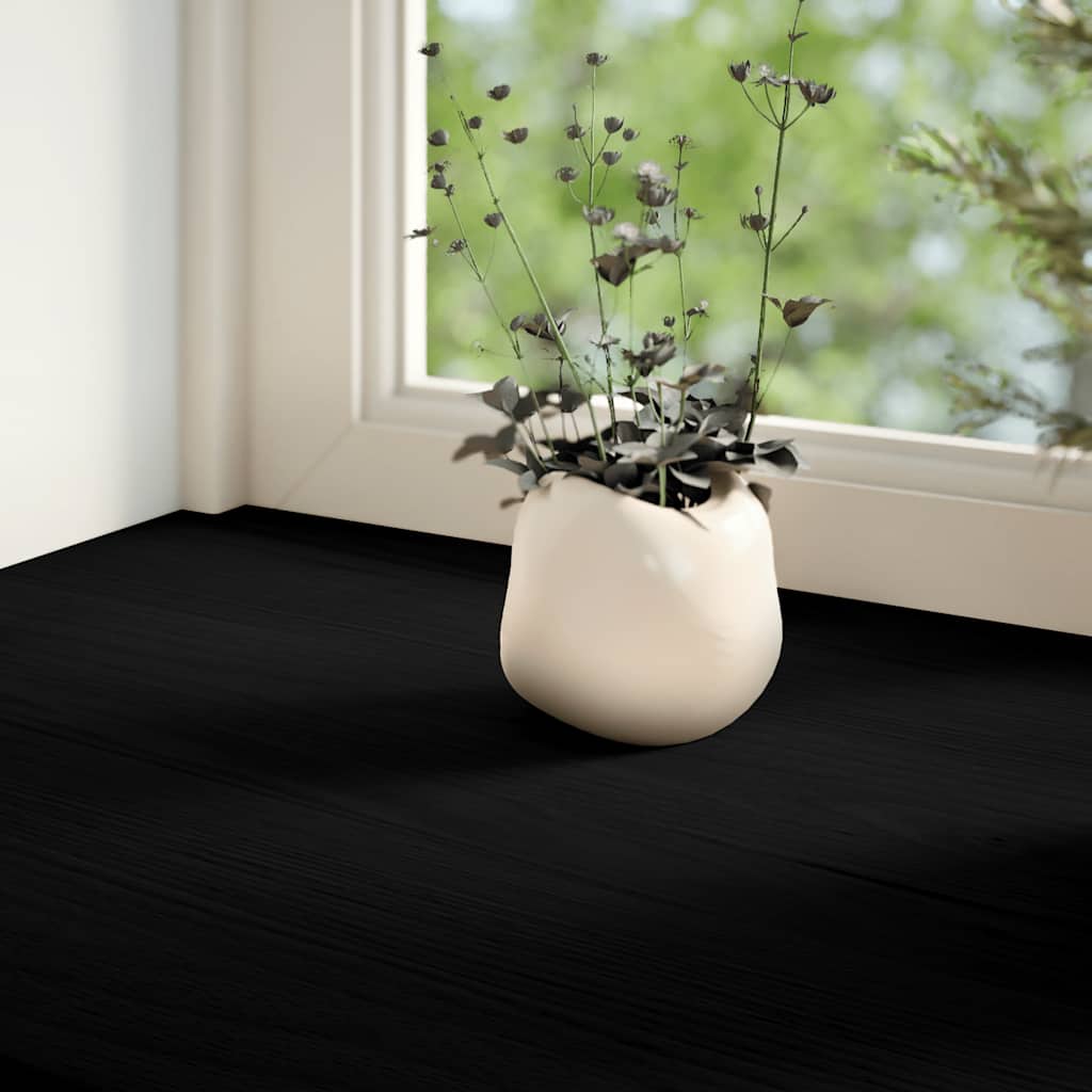 Parapety Vidaxx 2 szt. 120x20x2 cm lity dąb ciemny brąz