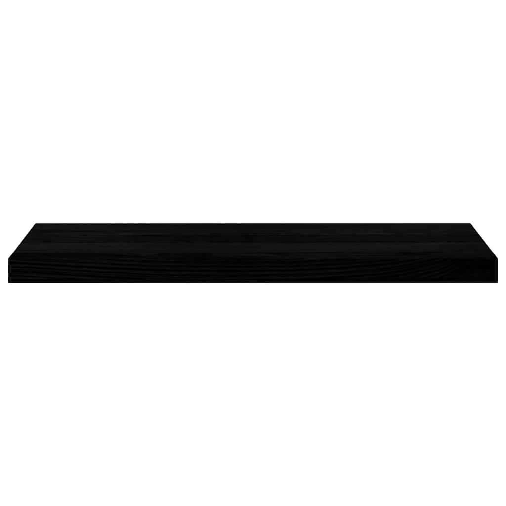 Vidaxl Vensterbanken 2 st. 80x25x2 cm masyw eikenhout donkerbruin