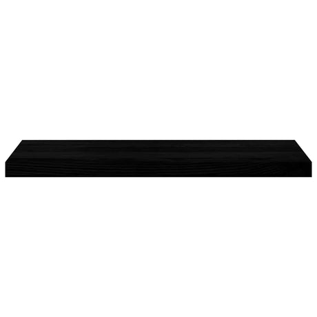 Parapety Vidaxx 2 szt. 80x30x2 cm dąb lity ciemny brąz