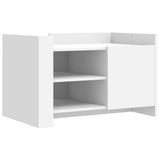 Vidaxl salontafel 80x50x50 cm bewerkt hout wit