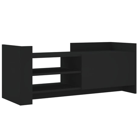 Vidaxl tv-meubel 100x35x40 cm bewerkt hout zwart