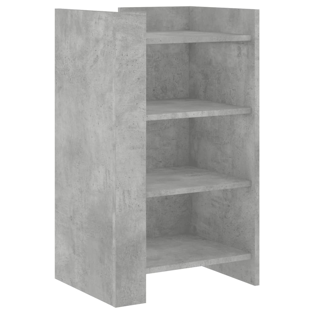 Vidaxl dressoir 45x35x75 cm bewerkt hout betongrijs