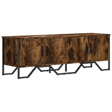 Vidaxl tv-meubel 122x34x41 cm bewerkt hout gerookt eikenkleurig