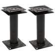 Vidaxl bootstoelpoten 2 st met 360° draaiplateau staal