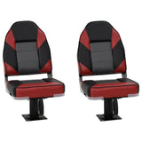 Vidaxl bootstoelen 2 st met poot 360° draaibaar