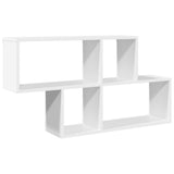 Vidaxl wandschap 100x20x53 cm bewerkt hout wit