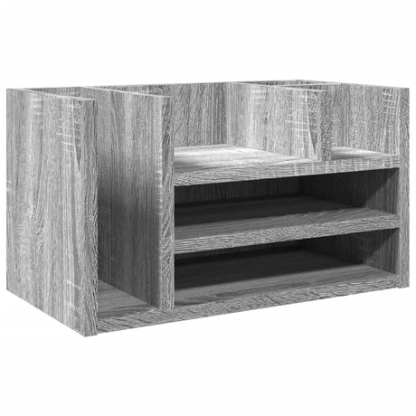 Organizer na biurko Vidaxx 44,5x24x25 cm z drewna konstrukcyjnego, szary dąb sonoma