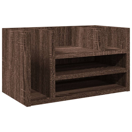 Organizer na biurko Vidaxx 44,5x24x25 cm z drewna konstrukcyjnego w kolorze brązowego dębu
