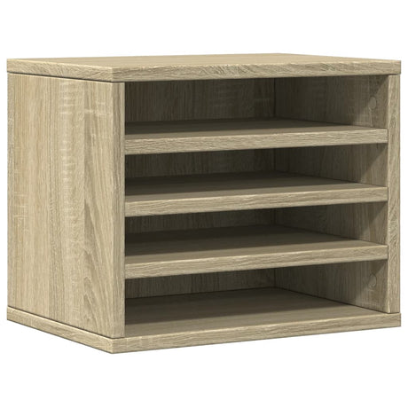 Organizer na biurko Vidaxxl 36x26x29,5 cm drewno konstrukcyjne w kolorze dębu sonoma