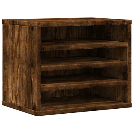 Organizer na biurko Vidaxx 36x26x29,5 cm drewno przetworzone, kolor wędzonego dębu