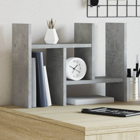 Organizer na biurko Vidaxx 34,5x15,5x35,5 cm drewno konstrukcyjne, beton, szary